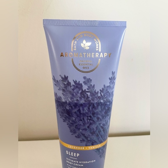 Bath & Body Works Aromatherapy Sleep Nighttime Lavender Vanilla Body Cream 8oz - Picture 5 of 11